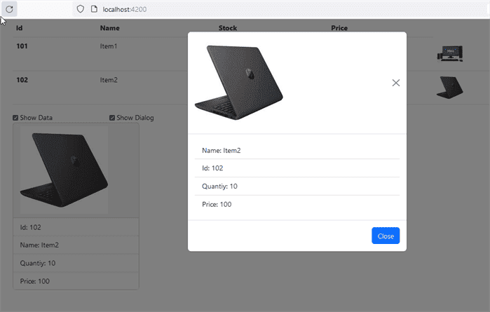 Angular ngFor directive with image example