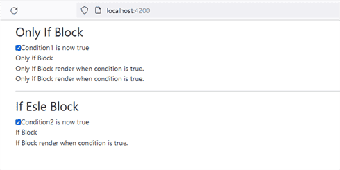 Angular ngIf directive example
