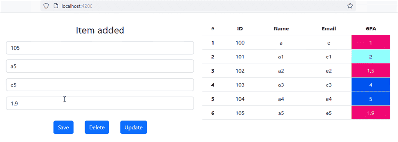 Angular services crud03 example