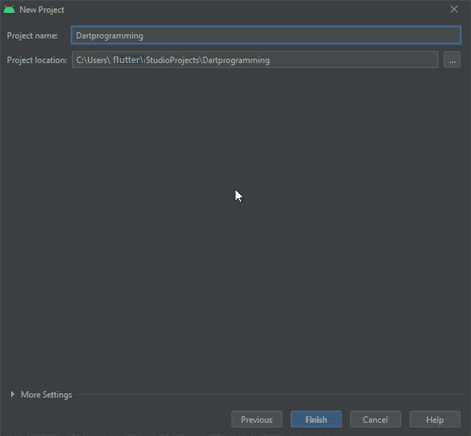 Dart in Android Studio