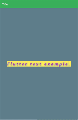 flutter scaffold