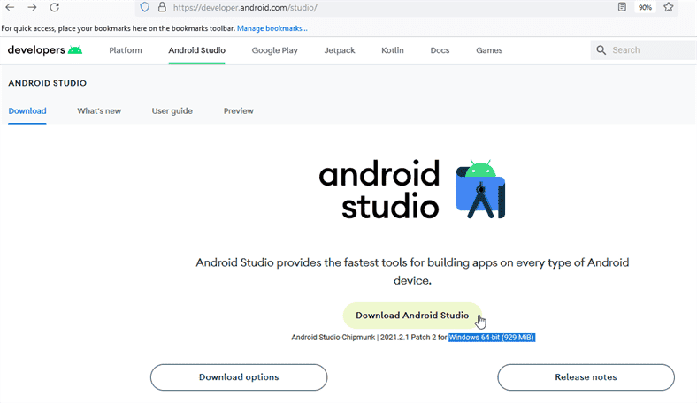 Download Android Studio