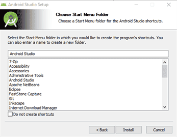 Click Installation begins.