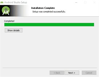 installation completed