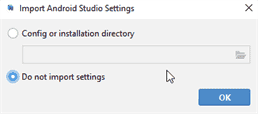 Do not import settings
