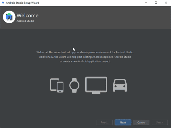 Android Studio Setup Wizard