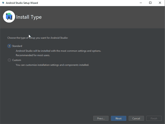 install type standard