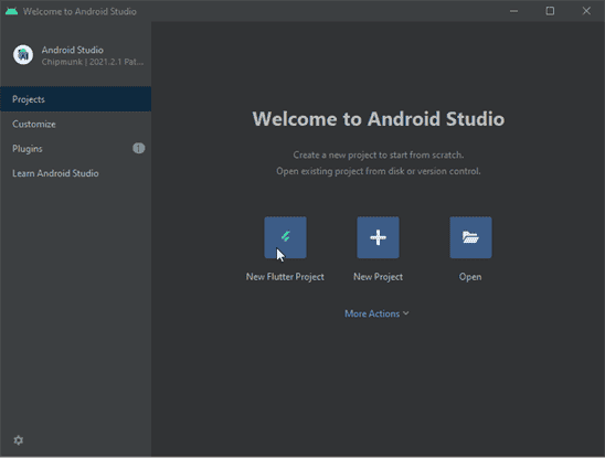 New Flutter Project