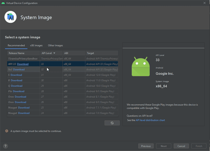 Select API