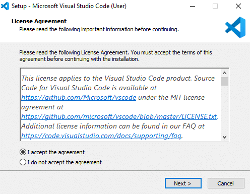 vs code install