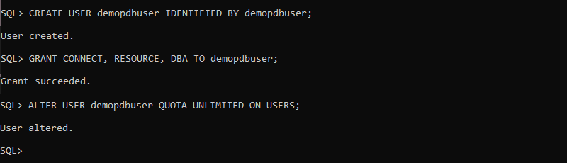 create pluggable database