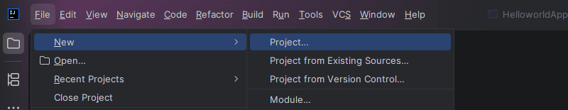 Create a spring boot project